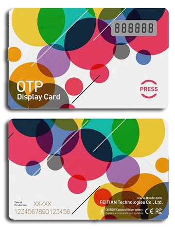 OTP OATH Event-Based Display Card (HOTP) (VC-100E)