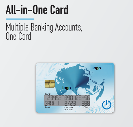 All-in-One Card - Multiple Banking Accounts, One Card