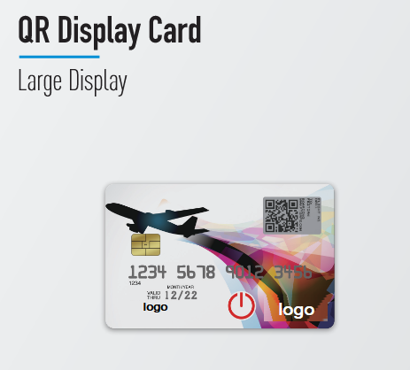 QR Display Card - Large Display