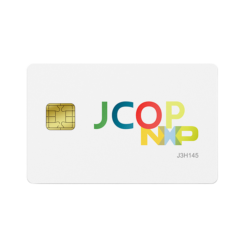 JCOP Chip Card Dual Interface Support RSA4096 ECC Smart Card Hico 4000oe Magnetic Stripe Java Card J3H145